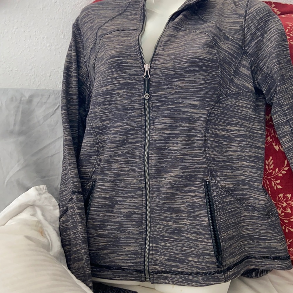 Lululemon Define Jacket Black Spacedye Sz 12